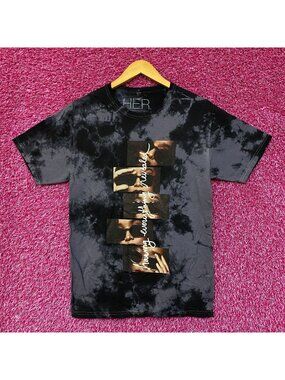 H.E.R. Rnb Retro style Tie dye Tshirt size Small
